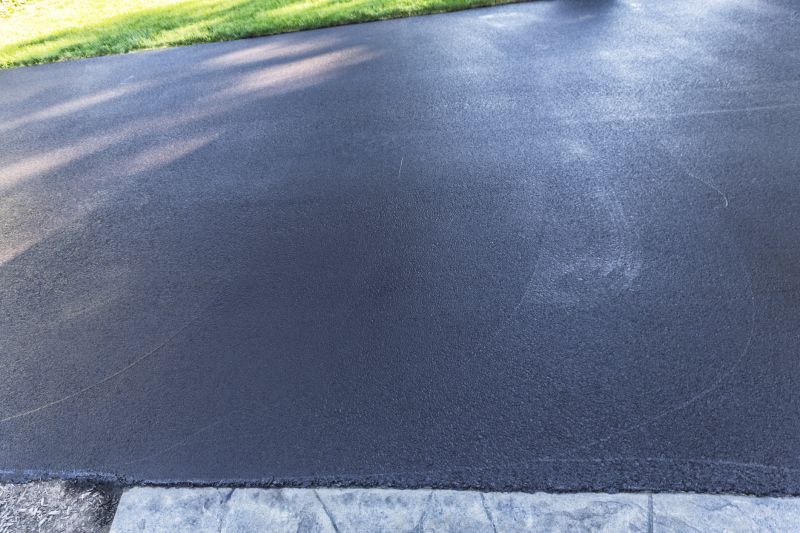 Freshly Paved Asphalt Pathway